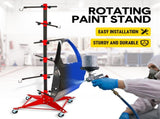 Universal Auto Paint Stand Panel Tree Paint Rotating Stand Center Post Hang Paint Spray with 4 V985-ROTATINGPAINTSTAND