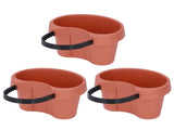 Flower Pot with Adjustable Strap Plastic Drain Pipe Flower Container Succulent Seedling Pot for V1294-YM0523-3111220037511