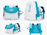 Blue and White Multifunctional Tennis & Badminton Backpack - Waterproof Racket Bag with Shoe V888-ELOSUNG27059