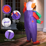 Inflatable Clown Costume Adult Suit Blow Up Party Fancy Dress Halloween Cosplay HALO-INF-CLOWN