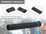 8Pcs 2500&deg Degree Spark Plug Wire Boots Heat Shield Protector Sleeve Cover Compatible with SBC BBC V1258-DP02-WO-284