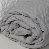 Seersucker Grey Savoy Dahlia Quilt / Doona / Duvet Cover set V745-AQ08380K3
