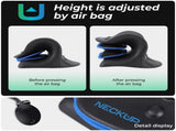 Adjustable Airbag Neck Stretcher Ergonomic Cervical Traction Pillow with 8 Massage Points for Neck V1107-CS-QNJBLSQ