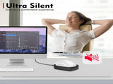 Mouse Mover Device Undetectable with Drive Free USB Cable and 5V1A Adapter, Ultra-Silent Simulates V1369-AZ3-W-00959