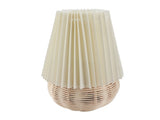 Small Table Lamp Bedside Nightstand Mini Lamp for Bedroom Living Room Side Table Rattan Pleated V1294-YM0901-3119230197611