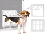Ownpets Dog Screen Door, Inside Door Flap 11x13 Inch Lockable Pet Screen Door Magnetic Closure V1366-AZ2-W-04167