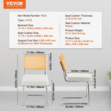 VEVOR Chairs, Set of 2, Mid Century Modern Dining Chair, Upholstered Velvet Accent Chair with V952-TBYCYTERBS202HFWRV0