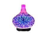 Devanti Ultrasonic Aroma Aromatherapy Diffuser 3D Light Oil Firework Humidifier DIFF-G3-B-BK