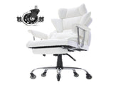 Reclining Office Chair with Footrest, Heavy Duty PU Leather Wide Office Chair, Big and Tall V952-LBYZXKPGDJT0U1Z5NV0