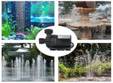 Mini Submersible Water Pump 12V DC Ultra-Quiet Brushless Motor 800LH 5M Portable for Garden Cooling V1369-AZ3-W-19064