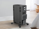 Dimplex Oil Free 1.5kW Column Heater w/ Turbo Fan and Timer in Black ECR15TIF