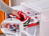 CARLA HOME 3-Tier Stackable Shoe Storage Box Organizer with Clear Door for Closet, Entryway or LSB-36189