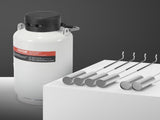 Liquid Nitrogen Tank, 3 L Aluminum Alloy Liquid Nitrogen Container, LN2 Tank Dewar with 6 Canisters V952-CZXYDG3L0000R0BDWV0