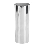 Tall Vase 304 Stainless Steel Silver Color Waist Shaped Flower Arrangement Vase for Office and V1294-YM0901-3115240109011