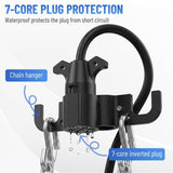 Towing Chain Organizer with Strong Aluminum Build All in One Tidy Storage Trailer Safety Chain V1366-AZ2-W-15038