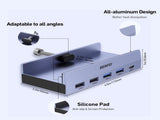 BENFEI 396GY USB-C 8-in-1 Docking HDMI 4K/60HxzUSB-C2xUSB2.0RJ45PD100W V28-ELEBEN396GY