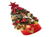Tabletop Pine Tree Exquisite Artificial Mini Pine Tree for Home Room Holiday Party Decor 17.7in V1294-YM0901-3115240095111