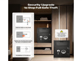 1.2 Cubic Feet Drop Safe, Large Capacity Front Drop Slot Safe Box with Digital Keypad, Heavy Duty 2 V952-TDSBXJ141420DFPNC001V9