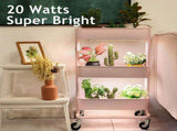 Indoor Full Spectrum LED Plant Grow Light Panel with Smart Timer Adjustable Brightness, 3 Lighting V1341-ZY-YPKDZ5L3-A