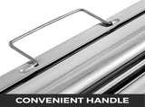 Pack of 6 Hood Filters 19.5W x 15.5H Inch, 430 Stainless Steel 5 Grooves Commercial Hood Filters, V952-YSFLQ6PCS5C20X16YV0