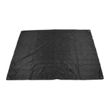 Drum Set Cover Silver Coated 420D Oxford Cloth Folding Furniture Dust Cover for Indoor Outdoor Black V1294-YM0717-3111220222211