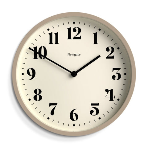 Newgate Number Four Wall Clock Matte Stone V398-NGNUMFOU240ST