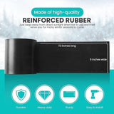 Replacement Polaris Snow Plow Skid Shoes and Universal Rubber Flap V1258-DP02-C-925