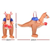 Inflatable Kangaroo Costume Adult Suit Blow Up Party Fancy Dress Halloween Cosplay HALO-INF-KANGF