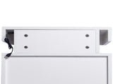 Levede Bedside Tables RGB LED Side Table White FU6001-WH