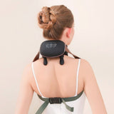 4D Bionic Hand Neck and Shoulder Massager with Silicone Massage Nodes, Ergonomic Cervical Relaxation V1341-ZY-PZWFAHJG-BLACK