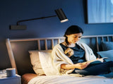 Rechargeable Picture Light with Remote Control, Adjustable Wall Sconce, 4000mAh Battery, Dimmable V1171-CB-SSPL-BLACK-1