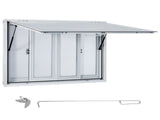 Concession Window, 48 x 36 inch, Aluminum Alloy Food Truck Service Window with 4 Horizontal Sliding V952-SCFWCKYCB3648EBYGV0