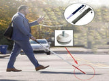 Telescopic Blind Cane - Reflective Folding Walking Stick for Vision Impaired and Blind ,Lnclude V1192-AZ-W-11337