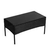 4 Seater Wicker Outdoor Lounge Set-Black V264-OTF-529S-BLK