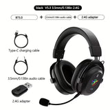 3-in-1 Gaming Headphones Wireless Wired Headset V728-TM601103145653545