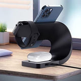 15W Fast Charger Stand for Station for Mobile Phone Watch Headset Charger 15W Fast Magnetic Charging V1370-AZ4-06250