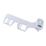 NonElectric Mechanical Toilet Bidet Sprayer Self Cleaning with Single Nozzle Attachment White V1294-YM0901-3112200112312