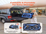 Dog Bike Trailer, Supports up to 40 kg, 2-in-1 Pet Stroller Cart Bicycle Carrier for Small & Large V952-TCTCLYSCWZXCV6PKI001V0