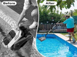 Hook Robot Pool with Stainless Steel Telescopic Handle Net, 5 Sections with 1 Towel Brush and Robot V1237-MS-626-179