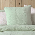 Platinum Collection Tropicana Sage Cotton Matelasse Quilt Cover Set Queen V442-LED-QUILTCS-TROPICANA-SAGE-QS