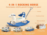 4 in 1 Rocking Horse for Toddlers 1-3 Years, Baby Rocking Horse with Detachable Balance Board, Push V952-ETYBMSLDGNKTHCEGGV9