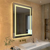 Modern Luxury LED Mirror with Defogger 600*800mm Double LED V767-XMR-C28-168-AU