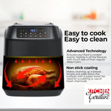Kitchen Couture Digital 11.5L Air Fryer - Black ABM-10001716