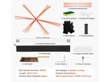 Chimney Sweep Kit, 8m Maximum Extendable Length Chimney Brush, Chimneys Cleaning Kit with Bristle V952-YCSQSTJ26YC1VS8X2001V0
