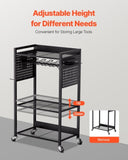 VEVOR 4-tier Tool Organizer Cart, 150 lbs Load Capacity, Floor Stand Rolling Drill Holder and V952-DDGJSNCBDPC4IWEAQV0