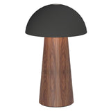 Kreafunk Bello Lamp, Portable And Rechargeable - Black Wood V398-KFLS02