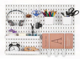 280 x 280 mm Plastic Pegboard Set, 4-Panel Combination Wall Organizer Kit with Accessories, Storage V767-VVR-GJGBBSSL11110W8N0V0