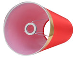 Fabric Lamp Shade European Style Modern Lampshade for E27 Table Lamp Floor Light SuppliesPX134 Red V1294-YM0901-3119210143019