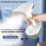 Powerful Handheld Fabric Steamer - 1800W with Fast Ceramic Heat-Up Plate, 2-in-1 Ironing & Wrinkle V1192-AZ-W-2621