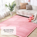 Soft Touch Ultra Plush Memory Foam Tatami Blush Pink Mat - 150 x 200 CM V262-LGH-0090P